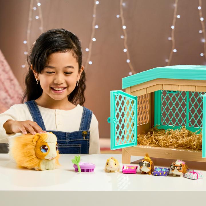 Produktbild Little Mama Surprise mit Stall und 3 Überraschungsbabys (22.30 cm)
