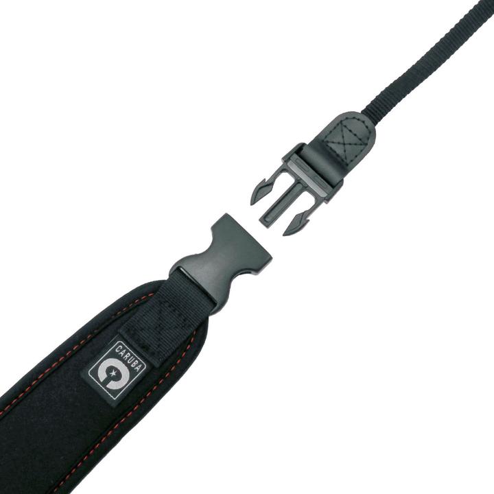 Produktbild Caruba Camera Neckstrap Comfort + Quick release (Schwarz + Rot) (Schultergurt)