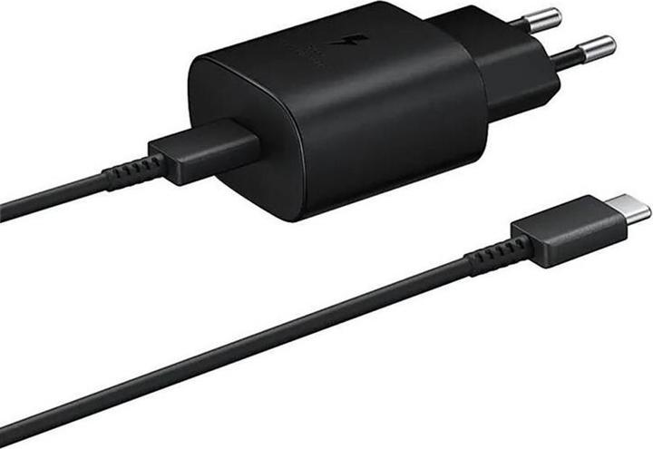 Productafbeelding Samsung EP-TA800EBE + EP-DA705BBE 25W Reisoplader + USB-C/USB-C Datakabel Zwart (OOB Bulk) (25 W)