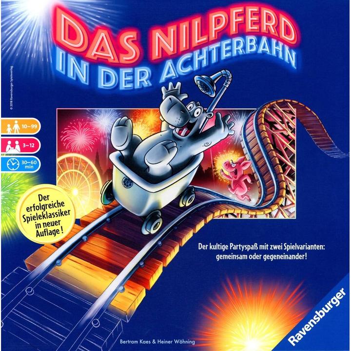Actual product image Ravensburger Parlour game The hippo in the roller coaster (German)