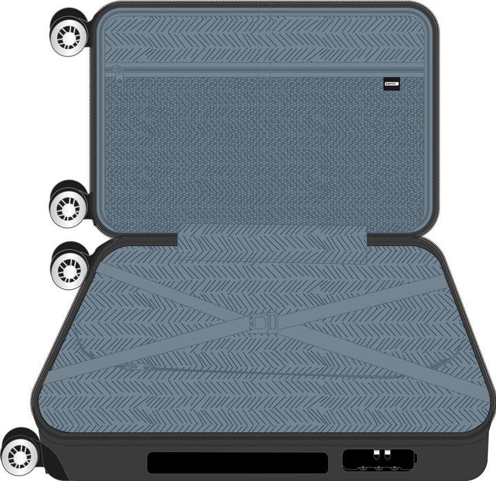 Actual product image Safta Cabin case dark grey 20" 34.5 x 55 x 20 cm (20 l)
