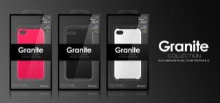 Actual product image more. Granite Collection Hardcase for iPhone 4/4S Black (Apple iPhone 4s, Apple iPhone 4)