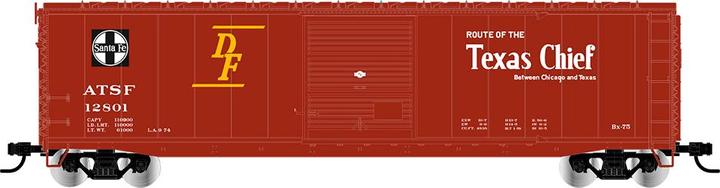 Immagine prodotto Rivarossi Carro merci ATSF a porte scorrevoli Texas Chief senza barra sul tetto n. 12821