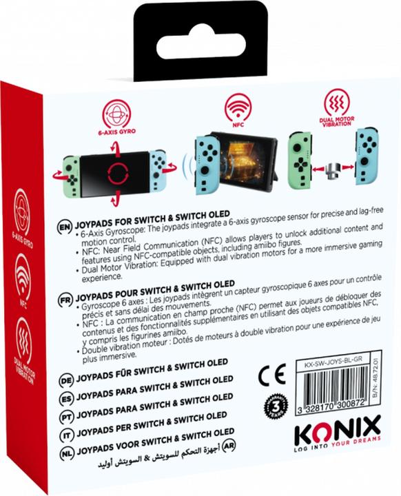 Immagine prodotto Konix Joypads (Switch, Switch OLED)