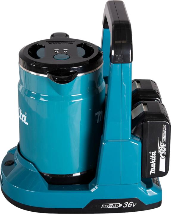 Immagine prodotto Makita Bollitore a batteria DKT 360 CM2 36 V ( 2x 18 V ) 0,8 L + 2x batteria ricaricabile 4,0 Ah + (0.80 l)