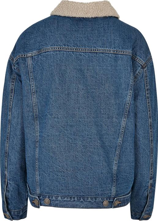 Produktbild Urban Classics Ladies Oversized Sherpa Denim Jacket - 19395 (XXL)