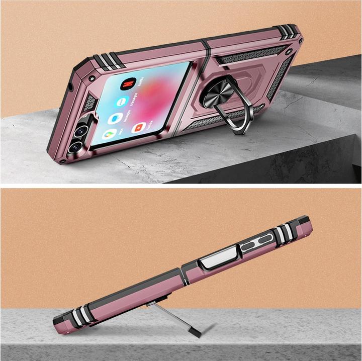 Produktbild Avizar Stossfeste Handyhülle mit Ring Series (Samsung Galaxy Z Flip5)