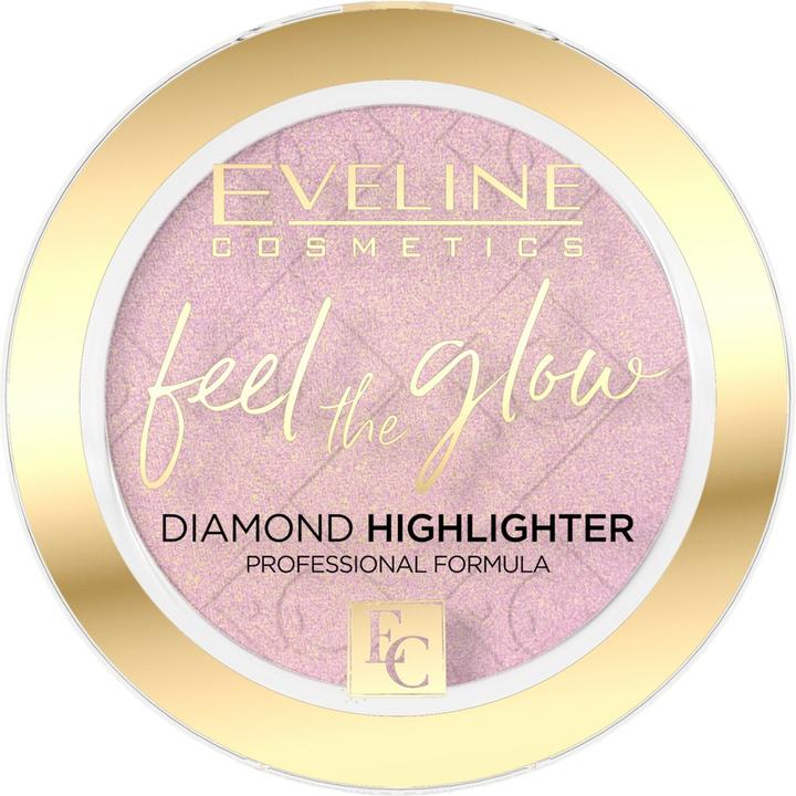 Eveline Feel The Glow Highlighter In Stone 03 Rose Gold 4.2G (Bronze, Highlighter, 30 g)
