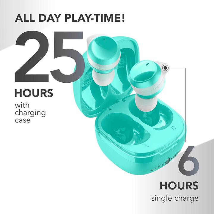 Immagine prodotto Cellularline Music Sound Flow Auricolare Wireless In-ear Musica e Chiamate Bluetooth Verde (Nessuna soppressione del rumore, 25 h, Senza fili)
