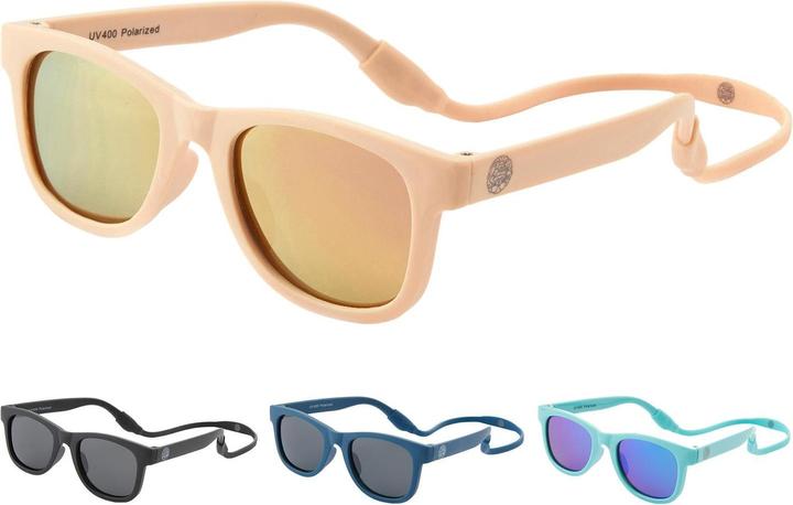 Baby Sunnies Baby-Sonnenbrille mit Band Peach