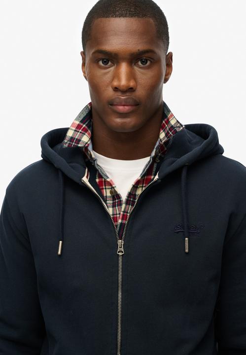 Image du produit Superdry Vest Essential Logo Zip Hoodie Hb M2014128b Eclipse Navy Mannen Maat - XXL (XXL)