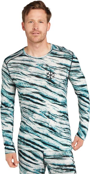 Actual product image Icebreaker Merino 200 Oasis L/S Crewe POW (S)