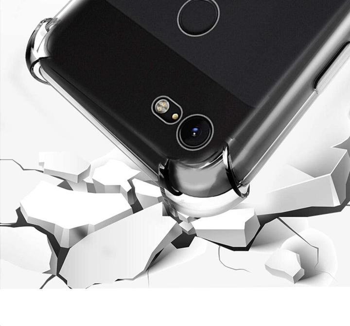 Actual product image Screenguard Google Pixel 3 Case Crystal Soft Airbag Bumper (Google Pixel 3)