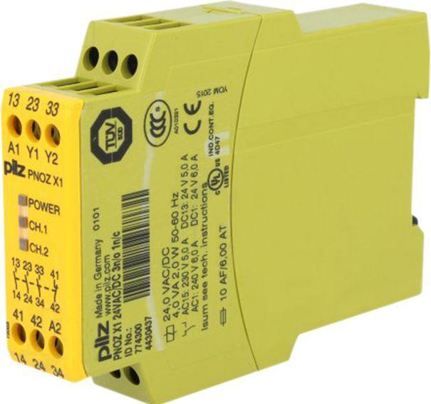 Immagine prodotto Pilz Relè di sicurezza 24V ca/cc PNOZ/X1
