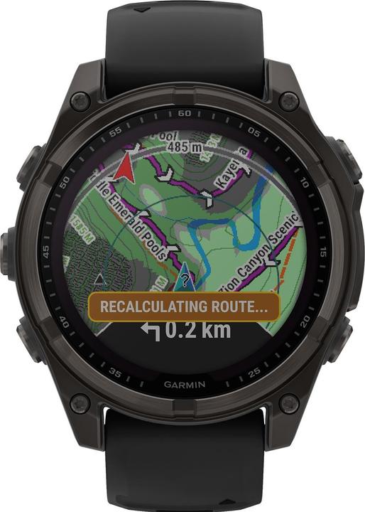 Image du produit Garmin Fenix 8 Solar Sapphire Titan (47 mm)