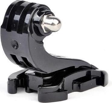 Image du produit Hermex HERO 5 / 4 / 3+ / 3 / 2 / 1 compatible J Hook Buckle Quick Release J-Adapter + support courbé... (1, 3, 4, héros 5)
