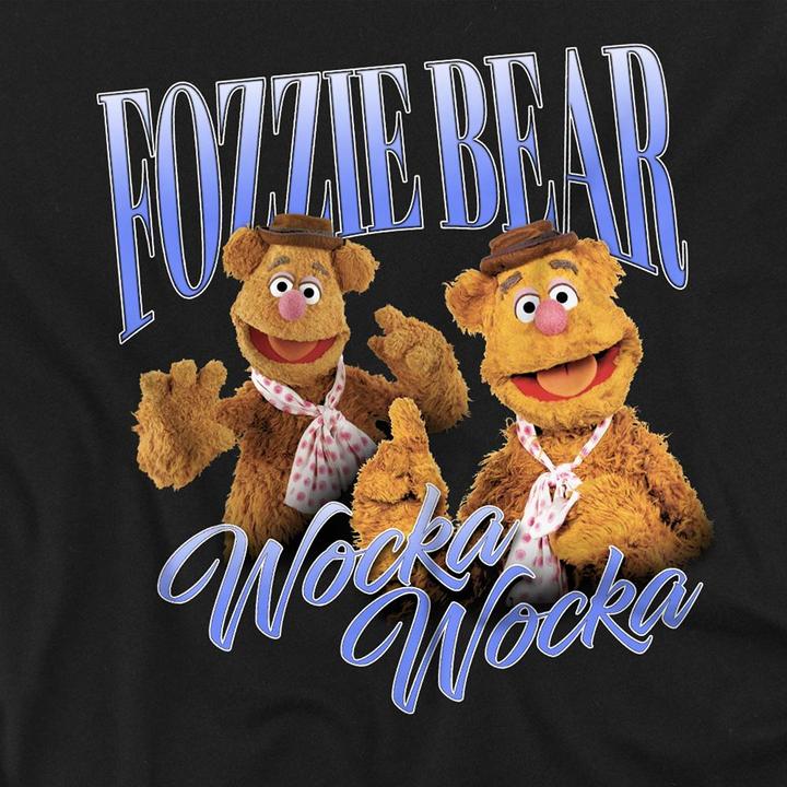 Actual product image Gildan Unisex Adult Bootleg Fozzie Bear T-Shirt (L)