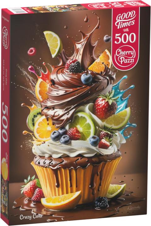 Actual product image Cherry Pazzi Puzzle 500 pieces - Crazy Cake (500 pieces)