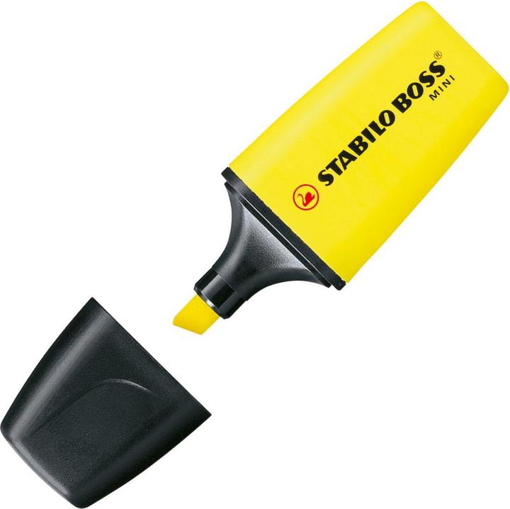 Actual product image STABILO BOSS MINI highlighter (Yellow, Pink, Blue, 5 mm, 3 x)