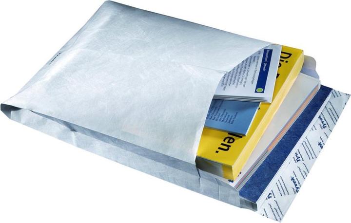Produktbild Tyvek ® Faltentasche DIN E4 305 x 406 mm (B x H) ohne Fenster 55g/m² mit Haftklebung ® weiss (1 x)