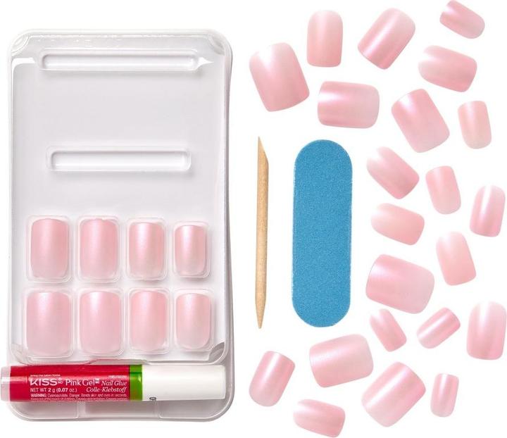 Produktbild KISS Nails - Ks Bare-but-better Premium Nails - Spicy (Kunstnägel, Rosa)