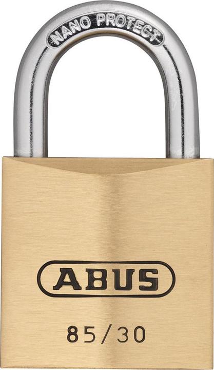 Immagine prodotto Abus Lucchetto in ottone Serie 85 con chiave uguale, 30 mm