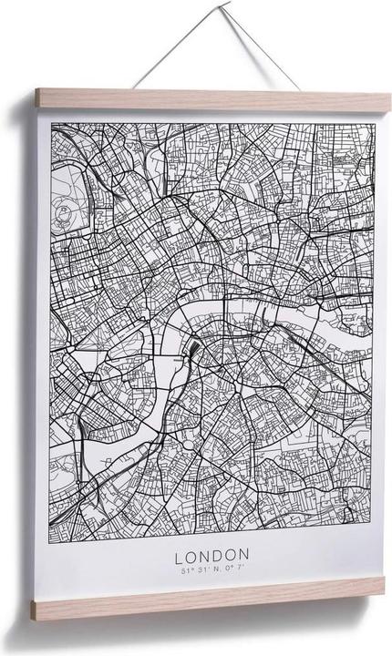 Produktbild Trenddeko Stadtplan London (120 x 150 cm)