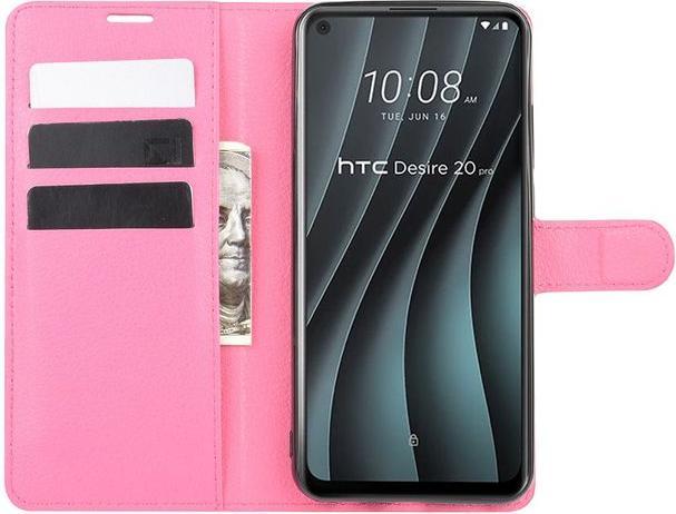 Produktbild MU Classic Litchi Leder Bookcover Series (HTC Desire 20 Pro)