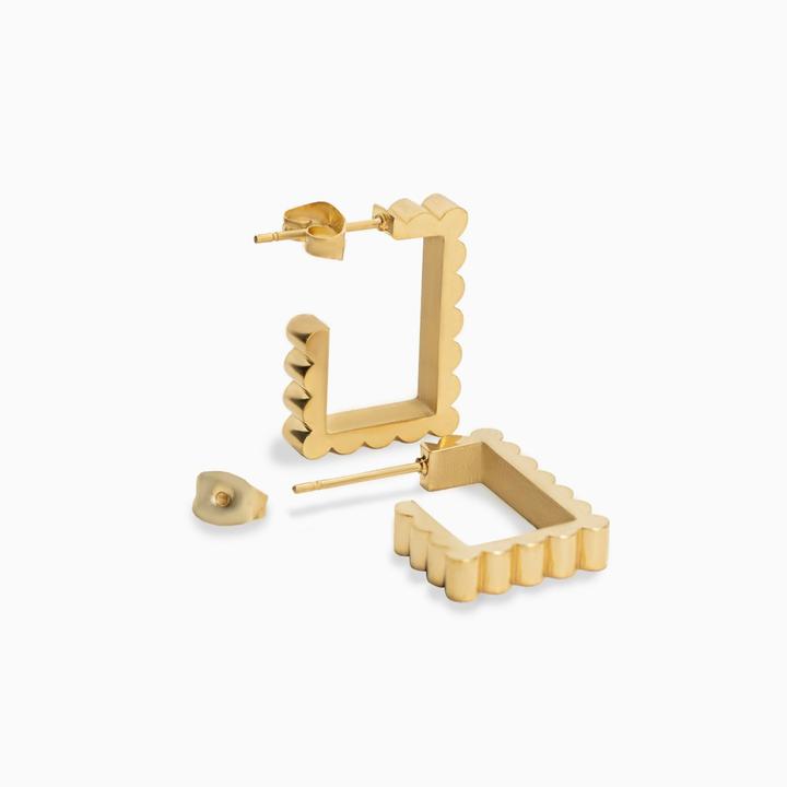 Immagine prodotto Sensora Jewelry Orecchini a cerchio Bangkok (Acciaio inossidabile)