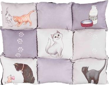 Actual product image Trixie Patchwork Cat Blanket, 45 x 55 cm (Cat)