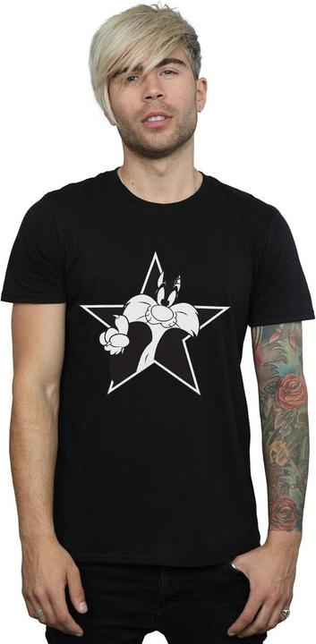 Produktbild Looney Tunes Sylvester Mono Star TShirt (S)
