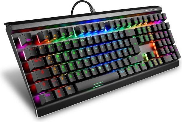 Actual product image Sharkoon SKILLER SGK40 Mech Red Black (DE, Cable)