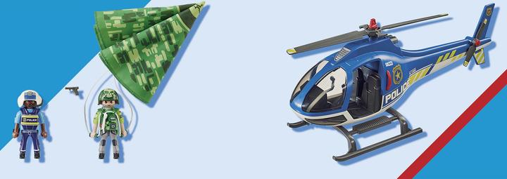 Produktbild Playmobil Polizei-Hubschrauber: Fallschirm-Verfolgung (70569, Playmobil City Life)