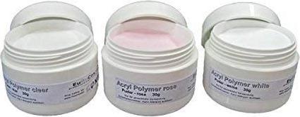Produktbild EuBeCos Acryl Nagel Starterset (Set, Klar, Weiss, Rosa)