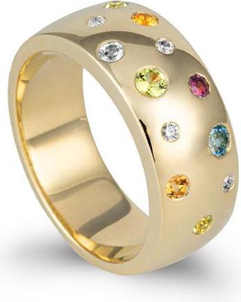 Actual product image Breuning RING - Brill. 0,06 Ct. H/si (51, 585/14 K Gold)