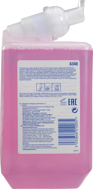 Image du produit Kimberly-Clark KLEENEX 6340 Luxury Everyday Cleanser (Savon liquide, 1000 ml)
