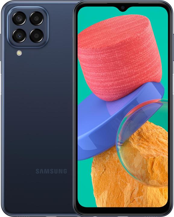 Actual product image Samsung Galaxy M33 (128 GB, Blue, 6.60", Dual SIM, 50 Mpx, 5G)