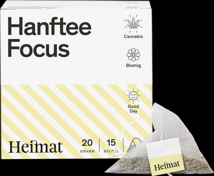 Produktbild Heimat Hanftee Focus (Good Day) (20 g)