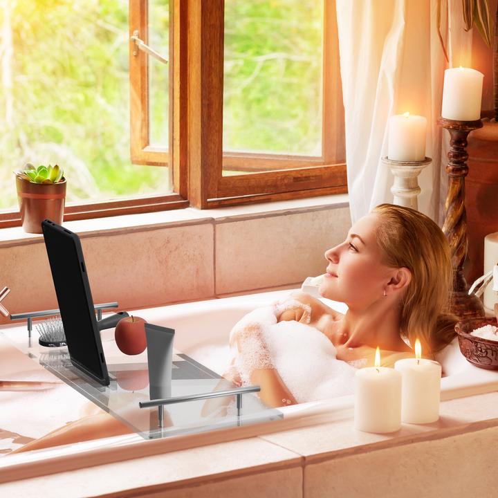 Produktbild Relaxdays Badewannenablage