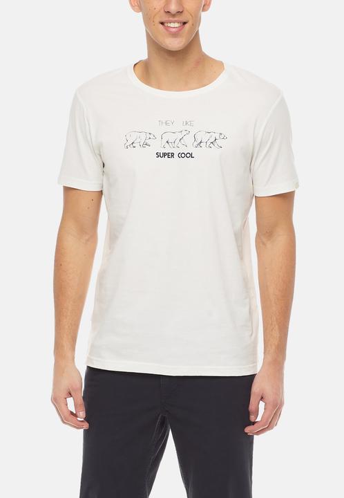 Ragwear T-Shirt REZY ORGANIC Kurzarmshirt mit Rundhalsausschnitt und Statement-Print