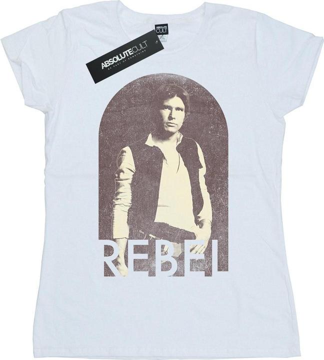 Immagine prodotto Star Wars Han Solo Rebel Maglietta Donna (S)
