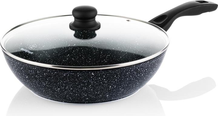 Westinghouse Black Marble Wok Pan (30 cm, Wok, Aluminium)