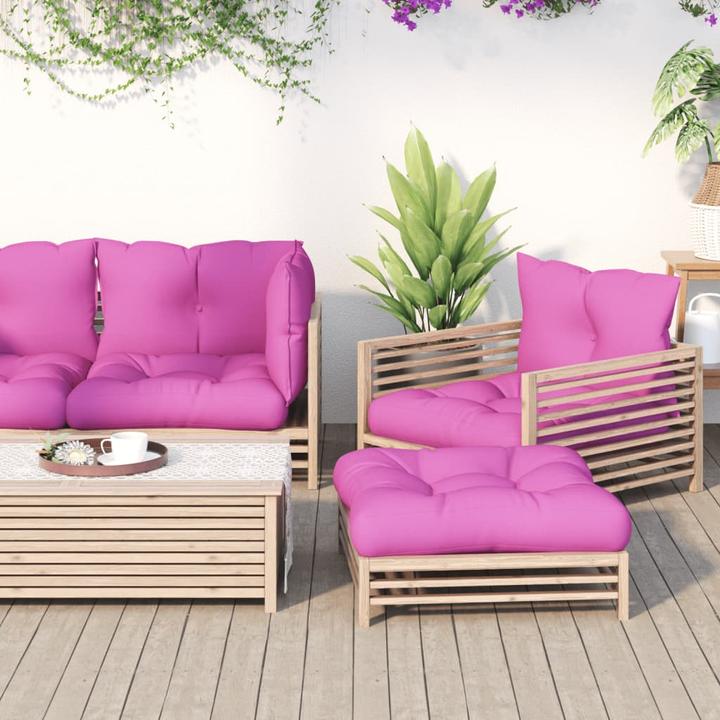 Immagine prodotto Diverse Hardware Cuscino Pallet 3 pezzi. Tessuto Oxford rosa