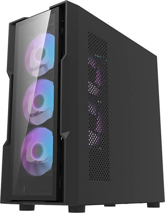Image du produit Darkflash Tech DK431 Glass Computer Case + 4 fans (noir) (E-ATX, ATX)