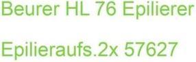 Produktbild Beurer Epilier-Aufsatz (2 x)