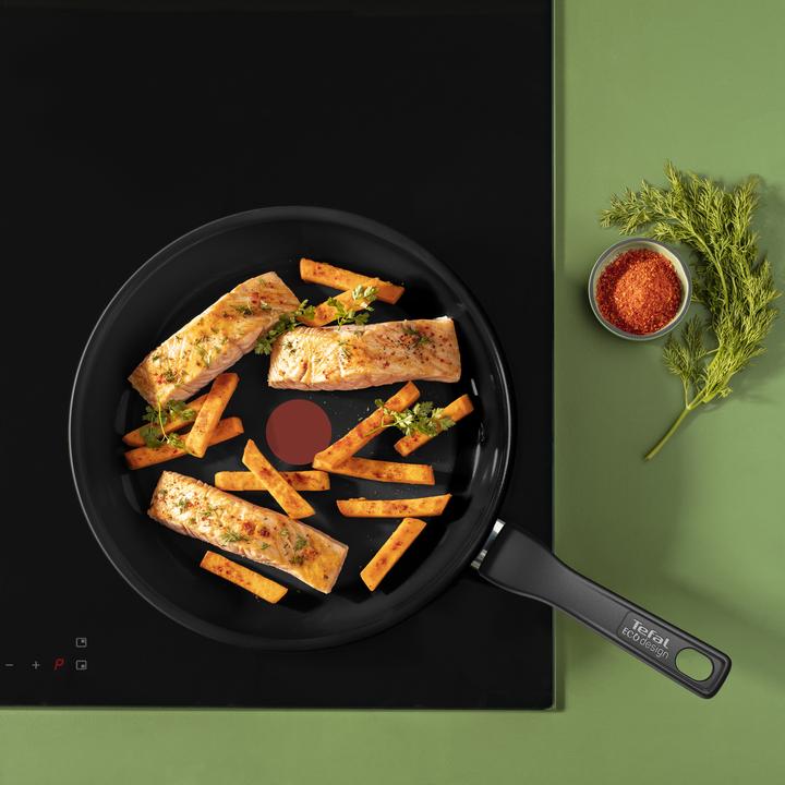 Produktbild Tefal Renew Black Keramische Koekenpan - 28 cm - Inductie (28 cm, Bratpfanne, Aluminium)