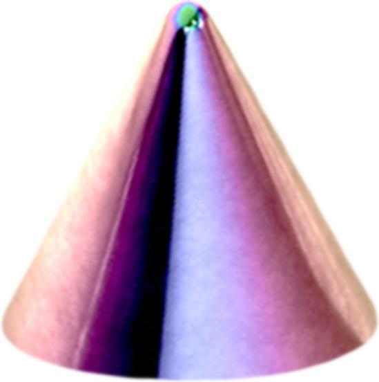 Produktbild Star Piercing Cone farbig (Chirurgenstahl 316L, ohne Messing)