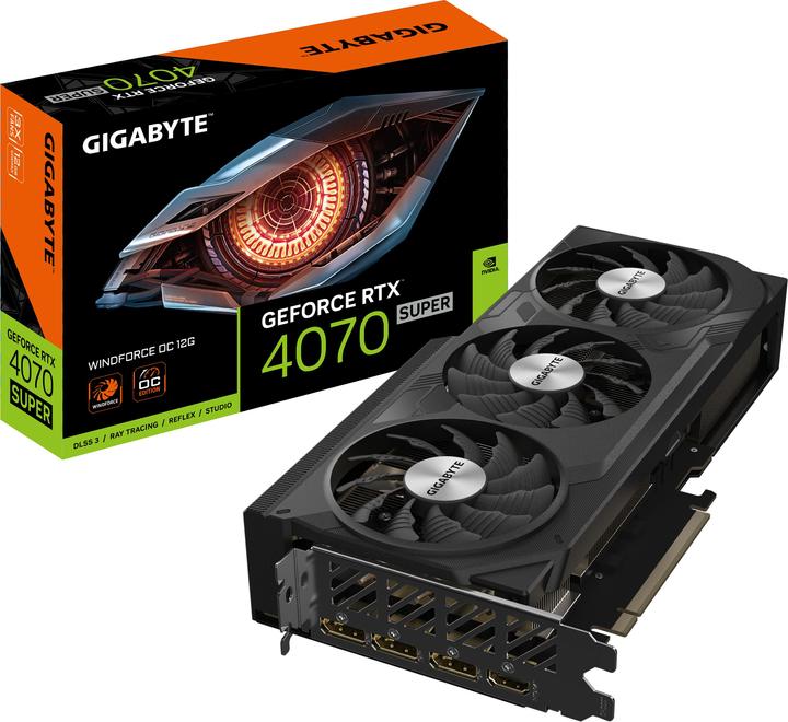Produktbild Gigabyte GeForce RTX 4070 SUPER WINDFORCE OC (12 GB)