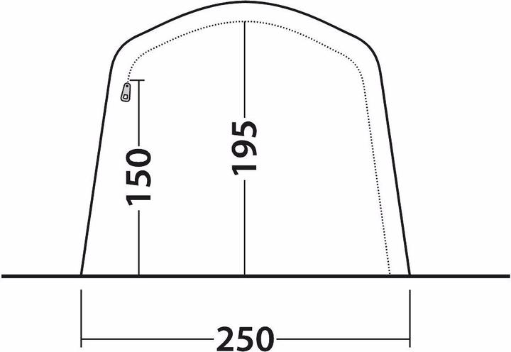 Immagine prodotto Outwell Lindale 3PA (Tenda a tunnel, 16.40 kg, 3 persone)