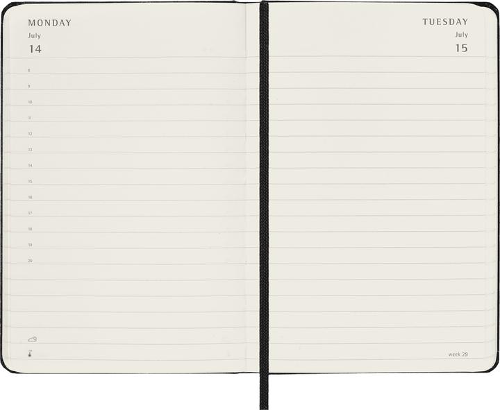 Produktbild Moleskine Tageskalender (Pocket, A6, Englisch)